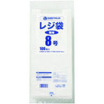 トラスコ中山 JTX 708121)レジ袋 8号 100枚 B908J (ご注文単位1パック)【直送品】