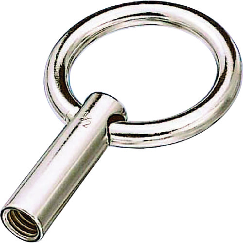 トラスコ中山 水本 アイボルト ステンレス リングナット(ブネジ) 捻子径W-3/8(ご注文単位1個)【直送品】