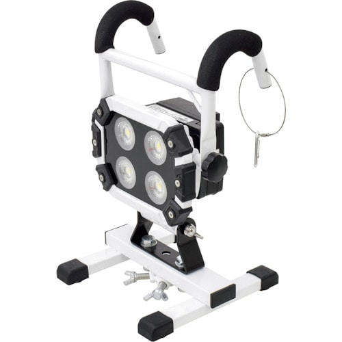 トラスコ中山 日動 マルチチェンジャー付 バッテリー着脱式 ハンガーチャージライト40W(ご注文単位1台)【直送品】