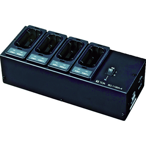 トラスコ中山 TOA ワイヤレスガイド用充電器 4台用(ご注文単位1個)【直送品】