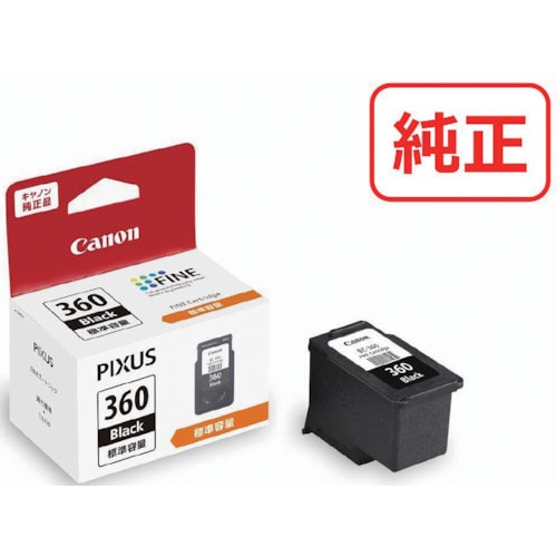 トラスコ中山 キヤノン FINEカートリッジ BC-360 ブラック（ご注文単位1個）【直送品】
