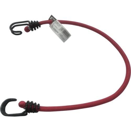 トラスコ中山 ユタカメイク ゴム バンジーコード 8mm×600mm 赤(ご注文単位1本)【直送品】