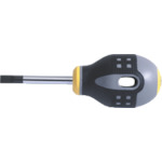 トラスコ中山 バーコ グリップドライバー エルゴドライバー スタビーマイナス -1.2×8.0 軸長25mm(ご注文単位1本)【直送品】