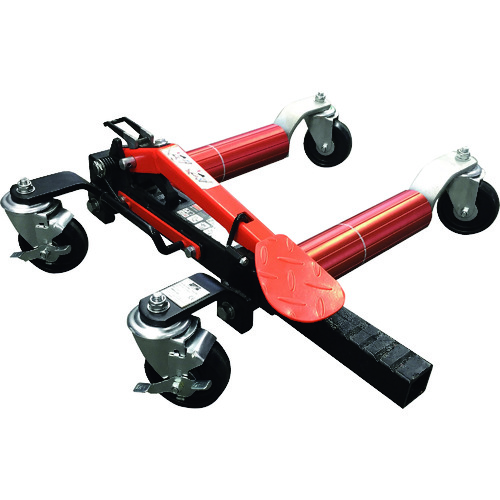 トラスコ中山 バーコ 車輌用ジャッキ カードリー 対応タイヤ径450~810mm(ご注文単位1台)【直送品】