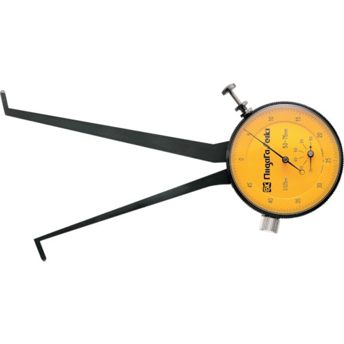 トラスコ中山 SK ダイヤルキャリパゲージ 測定範囲50~75mm 最小表示0.025mm(ご注文単位1個)【直送品】