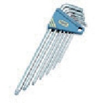 トラスコ中山 TONE ボールポイント六角棒レンチセット マスターツールロングボールポイントL形レンチセット 7点セット(ご注文単位1セット)【直送品】