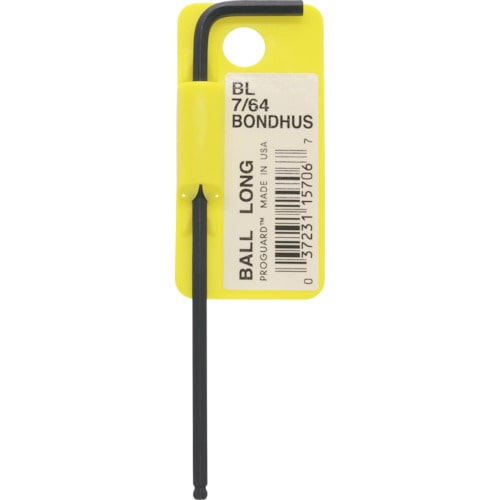 トラスコ中山 ボンダス ボールポイントL-レンチ 7/64インチ(ご注文単位1本)【直送品】