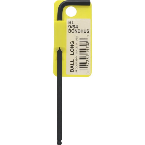 トラスコ中山 ボンダス ボールポイントL-レンチ 9/64インチ(ご注文単位1本)【直送品】