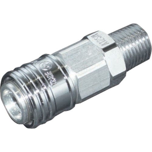 トラスコ中山 ヤマト 金属カップリング 小型・軽量カップリング(めねじ取付用) BLA12-SM 相手側取付サイズRc1/4(ご注文単位1個)【直送品】