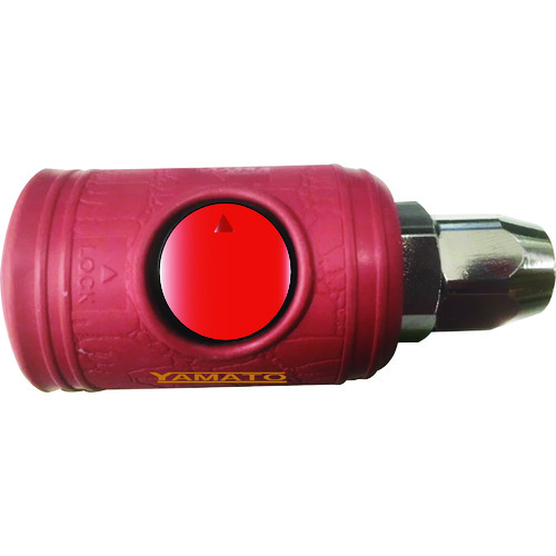 トラスコ中山 ヤマト 金属カップリングボタン式カップリングソケット BLB22-SN-P 相手側取付サイズΦ6.5×Φ10ウレタンホース(ご注文単位1個)【直送品】