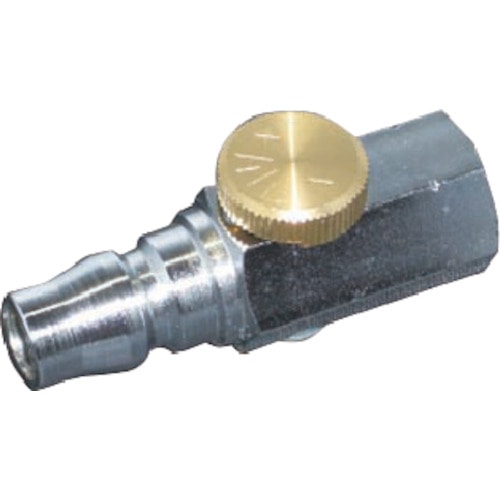 トラスコ中山 ヤマト 流量調整付カップリングプラグ BLY22-PFT(ご注文単位1個)【直送品】