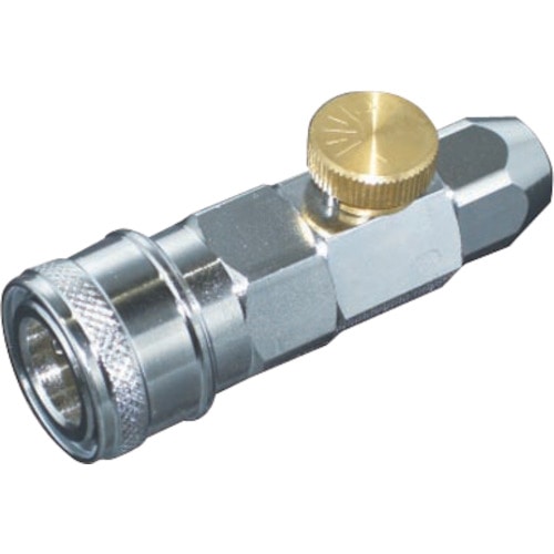 トラスコ中山 ヤマト 金属カップリング 流量調整付カップリングソケット(ホース取付用) BLY22-SNT 相手側ホールサイズ内径6.5×外径10mm(ご注文単位1個)【直送品】