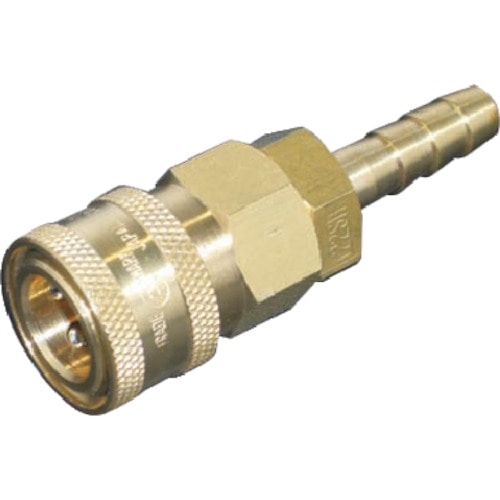 トラスコ中山 ヤマト カップリングソケット(ホース取付用・真鍮)BLY24-SH(ご注文単位1個)【直送品】