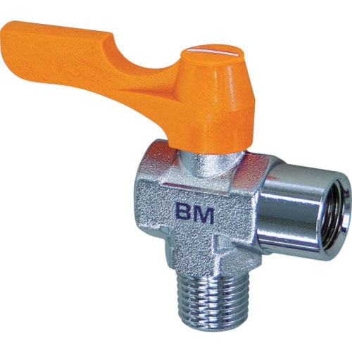 トラスコ中山 ASOH ボールバルブ エースボール 外×内ネジ型 PT1/8×PF1/8(ご注文単位1個)【直送品】