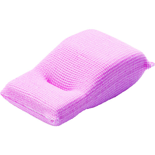 トラスコ中山 3M スポンジ スコッチ・ブライトバスシャイン 凹みのあるバススポンジ ピンク(ご注文単位1個)【直送品】