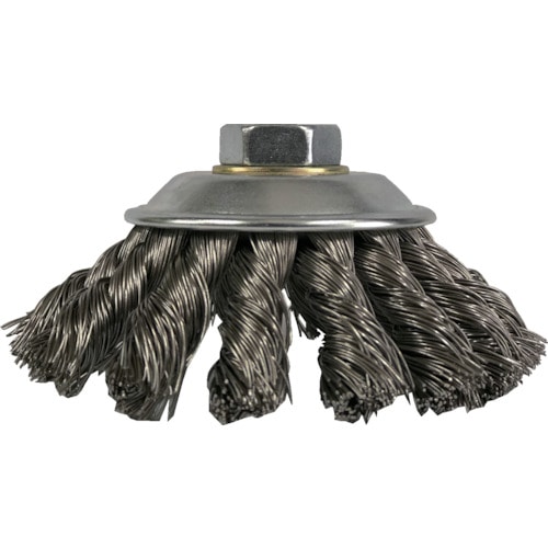 トラスコ中山 SUNPOWER ステンレスヒネリベベルブラシ(SUS304)(ご注文単位1個)【直送品】