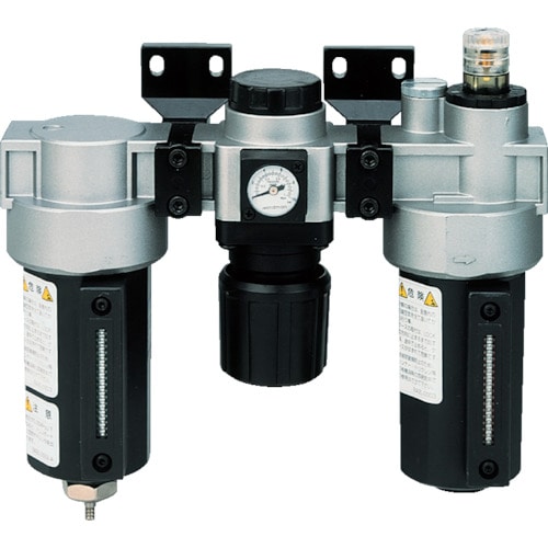 トラスコ中山 日本精器 FRLユニット15Aモジュラー接続タイプ(ご注文単位1セット)【直送品】