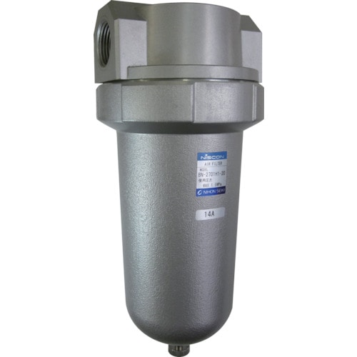 トラスコ中山 日本精器 エアフィルタ25A中圧用(ご注文単位1個)【直送品】