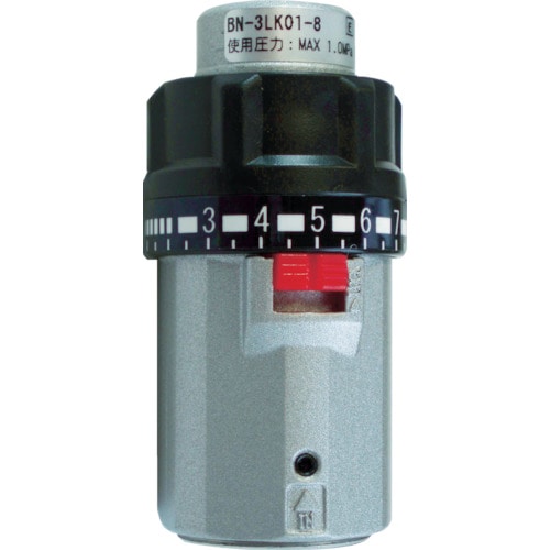 トラスコ中山 日本精器 手元減圧弁8A1.0MPa仕様カップリング付(ご注文単位1個)【直送品】