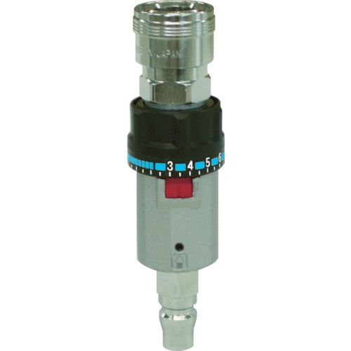 トラスコ中山 日本精器 手元減圧弁8A1.5MPa仕様カップリング付(ご注文単位1個)【直送品】