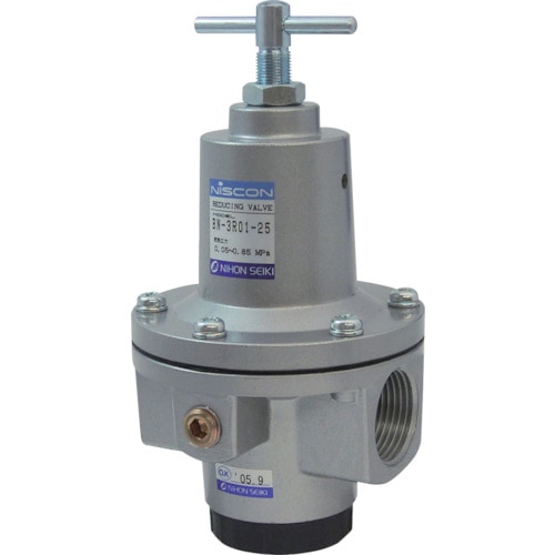 トラスコ中山 日本精器 レギュレータ 20A 中圧用(ご注文単位1個)【直送品】