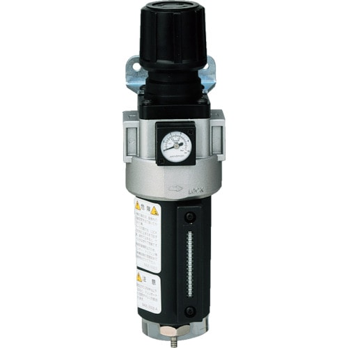 トラスコ中山 日本精器 フィルタ付減圧弁10Aモジュラ接続タイプ(ご注文単位1個)【直送品】