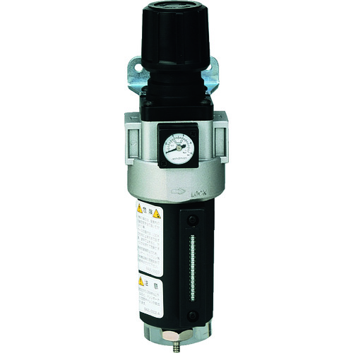 トラスコ中山 日本精器 フィルタ付減圧弁8Aモジュラ接続タイプ(ご注文単位1個)【直送品】