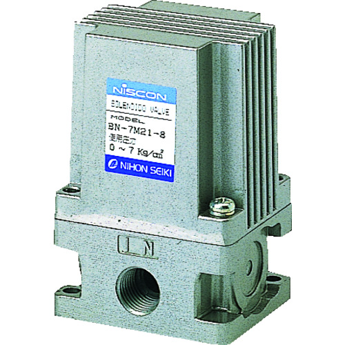 トラスコ中山 日本精器 2方向電磁弁8AAC100V7Mシリーズ(ご注文単位1台)【直送品】