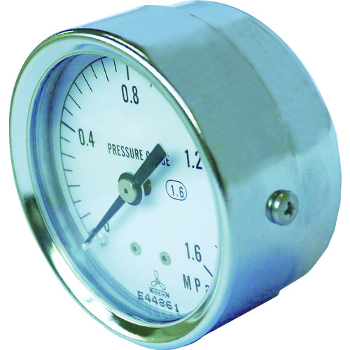 トラスコ中山 日本精器 圧力計50mm1/4 1.5MPa(ご注文単位1個)【直送品】