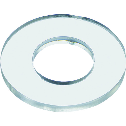 トラスコ中山 TRUSCO ポリカーボネート(PC) ワッシャー M3用 50個入 208-1442(ご注文単位1袋)【直送品】
