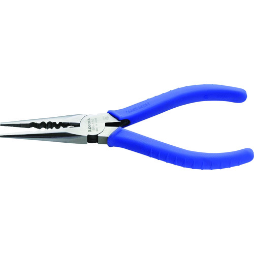 トラスコ中山 スリーピークス 万能ラジオペンチ(バネ付) 163mm(ご注文単位1個)【直送品】