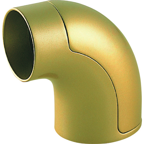 トラスコ中山 SHIROKUMA 手すり用接続金具 ユニバーサルブラケットエンド 35φ AG(ご注文単位1個)【直送品】