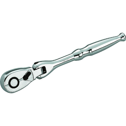 トラスコ中山 KTC 12.7sq.フレックスラチェットハンドル 歯数36枚 差込角12.7mm 全長250mm（ご注文単位1個）【直送品】