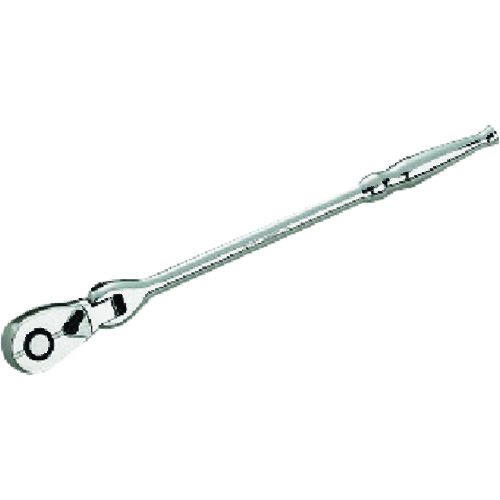 トラスコ中山 KTC 12.7sq.フレックスロングラチェットハンドルパック・台紙仕様（ご注文単位1個）【直送品】