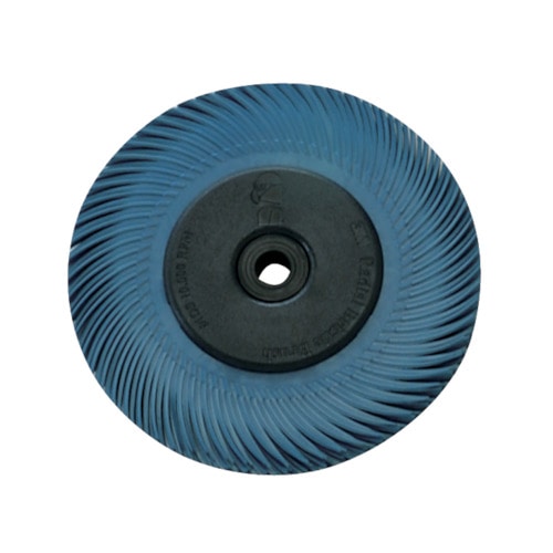 トラスコ中山 3M ラジアル・ブリッスルブラシ #400相当 青 152.4mm(ご注文単位1枚)【直送品】