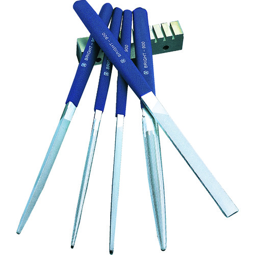 トラスコ中山 ツボサン ブライト900 5本組セット 中目(ご注文単位1セット)【直送品】