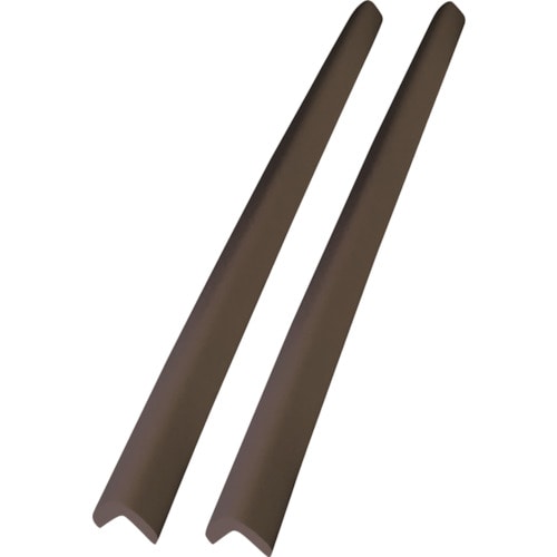 トラスコ中山 カーボーイ ベビー安心クッション ちび2P ブラウン(ご注文単位1袋)【直送品】