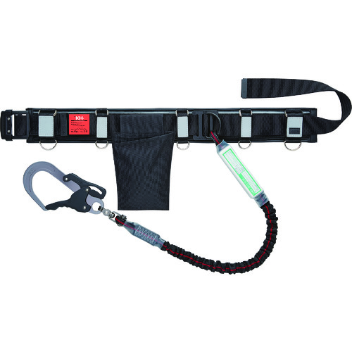 トラスコ中山 KH 補助帯付き 胴ベルト型 BS500+S1JDWK-17+47413RF(ご注文単位1本)【直送品】
