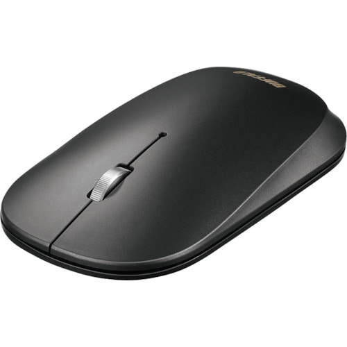 トラスコ中山 バッファロー 薄型 3ボタン Bluetooth BlueLEDマウス ノーマル ブラック(ご注文単位1個)【直送品】