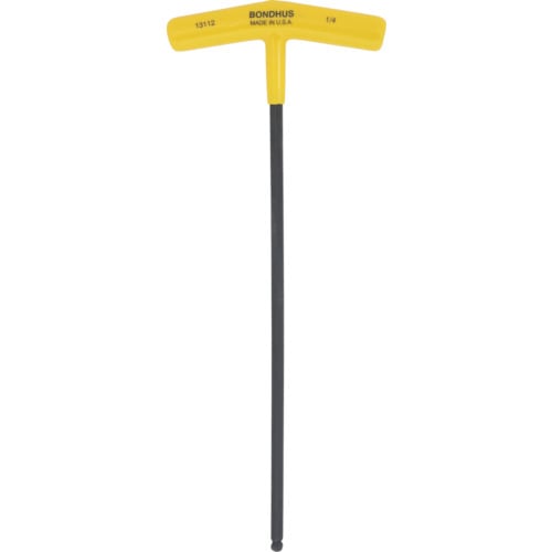 >トラスコ中山 ボンダス ボールポイント六角T-ハンドル 1/4インチ(ご注文単位1本)【直送品】