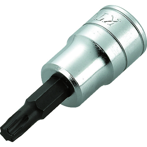 トラスコ中山 KTC ヘックスローブソケット 9.5sq.ショートT型トルクスビットソケット T20 先端寸法3.84mm(ご注文単位1個)【直送品】