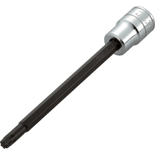 トラスコ中山 KTC 9.5sq.ロングT型トルクスビットソケットT45(ご注文単位1個)【直送品】