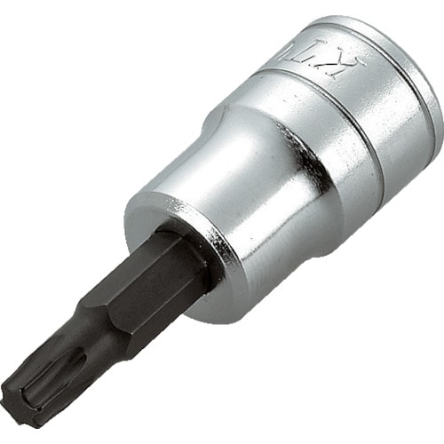 トラスコ中山 KTC ヘックスローブソケット 9.5sq.ショートT型トルクスビットソケット T45 先端寸法7.77mm(ご注文単位1個)【直送品】