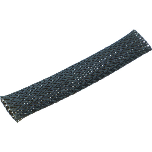 トラスコ中山 TRUSCO カラー編組チューブ 自然折径9mm 長さ10m 1巻 灰(ご注文単位1巻)【直送品】