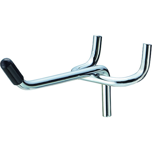 トラスコ中山 光 パンチングボード用フックT小キャップ黒(ご注文単位1個)【直送品】