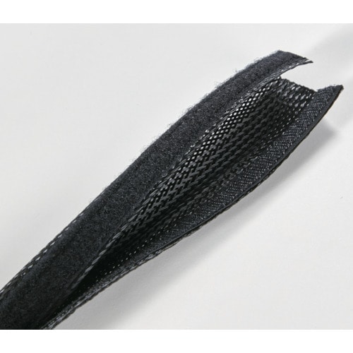 トラスコ中山 TRUSCO 編組チューブ(面ファスナー式)20mmX5m(ご注文単位1巻)【直送品】