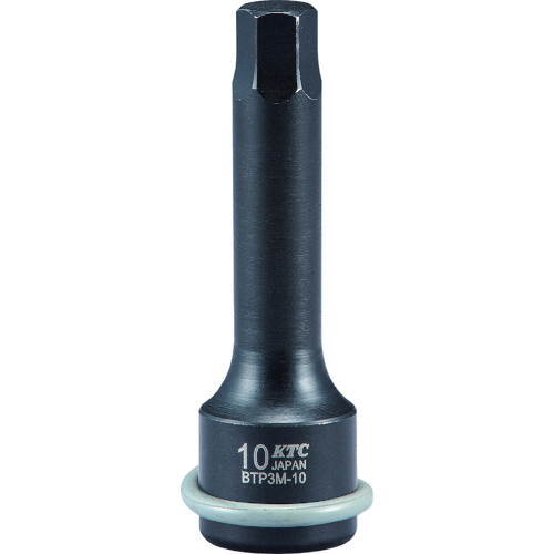 トラスコ中山 KTC 9.5sq. インパクトレンチ用ヘキサゴンレンチ 対辺寸法12mm 全長75mm(ご注文単位1個)【直送品】