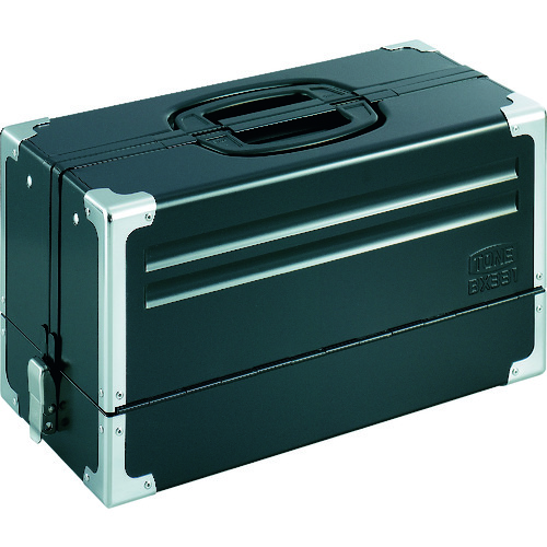 トラスコ中山 TONE ツールケース(メタル) V形3段式 マットブラック(ご注文単位1個)【直送品】