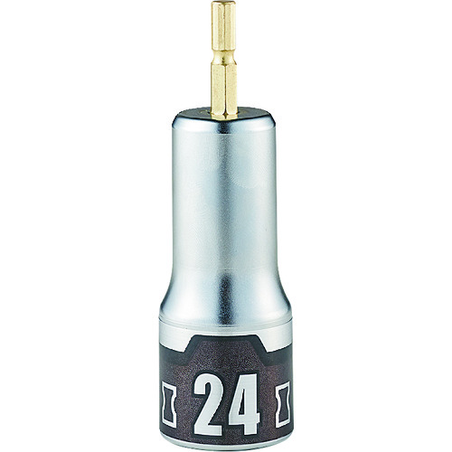 トラスコ中山 KTC インパクトドライバ用ソケットビット 難攻不落 24mm(ご注文単位1個)【直送品】