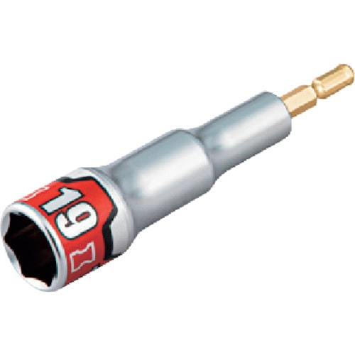 トラスコ中山 KTC 40V対応 インパクトドライバ用ソケットビット 19mm(ご注文単位1個)【直送品】